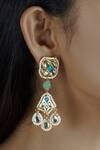 Buy_Just Jewellery_Bead Drop Earrings_at_Aza_Fashions