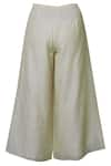 Nini Mishra_Beige Tissue Flared Pants _Online_at_Aza_Fashions