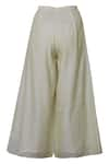 Buy_Nini Mishra_Beige Tissue Flared Pants _Online_at_Aza_Fashions