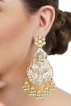 Buy_Auraa Trends_Stone Jhumka Chandeliers Earrings_at_Aza_Fashions