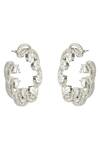 Buy_Auraa Trends_Silver Plated Crystals, Stones Stud Earrings _Online_at_Aza_Fashions