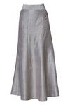 Manish Malhotra_Grey Georgette Embellished Frill Saree_at_Aza_Fashions
