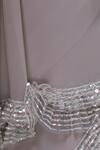 Buy_Manish Malhotra_Grey Georgette Embellished Frill Saree