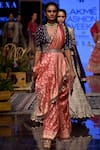 Buy_JAYANTI REDDY_Pink Banarasi Silk Saree With Blouse_Online_at_Aza_Fashions