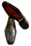 Buy_Artimen_Green Leather Derby Shoes_Online_at_Aza_Fashions