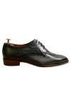 Shop_Artimen_Green Leather Derby Shoes_Online_at_Aza_Fashions