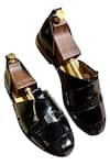 Buy_Artimen_Black Leather Formal Sandals _at_Aza_Fashions