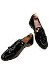 Buy_Artimen_Black Patent Leather Double Strap Monk Shoes _at_Aza_Fashions