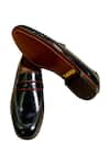 Buy_Artimen_Black Leather Block Heel Loafers _Online_at_Aza_Fashions