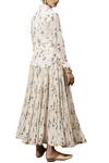Shop_Kharakapas_Pink Printed Kurta Skirt Set _at_Aza_Fashions