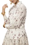 Kharakapas_Pink Printed Kurta Skirt Set _at_Aza_Fashions