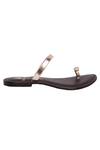 Sole Fry_Gold Toe Ring Flat Sandals_Online_at_Aza_Fashions