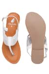 Shop_Sole Fry_White Sling Back Flat Sandals _at_Aza_Fashions