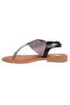 Shop_Sole Fry_Black Sling Back Flat Sandals _Online_at_Aza_Fashions