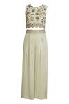 Shop_Samatvam By Anjali Bhaskar_Off White Georgette Shantoon Crop Top Round Hand Embroidered Pant Set _Online_at_Aza_Fashions