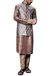 Buy Bubber Couture Gold Raw Silk Kurta Set at Aza Fashions Buy_Bubber Couture_Gold Raw Silk Kurta Set _at_Aza_Fashions