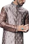 Shop Bubber Couture Gold Raw Silk Kurta Set at Aza Fashions Shop_Bubber Couture_Gold Raw Silk Kurta Set _at_Aza_Fashions