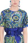 Buy Manish Arora Blue Net Round Embellished Top Online at Aza Fashions Buy_Manish Arora_Blue Net Round Embellished Top _Online_at_Aza_Fashions