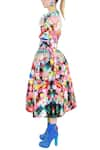 Manish Arora_Multi Color Taffeta Printed Midi Skirt  _Online_at_Aza_Fashions