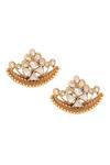 Buy_Anita Dongre_Gold Plated Crystal Hema Earrings_at_Aza_Fashions