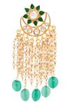Shop_Anita Dongre_Gold Plated Crystal Sitara Earrings_at_Aza_Fashions