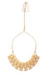 Shop_Anita Dongre_Gold Plated Crystal Sabi Necklace_at_Aza_Fashions