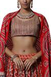 Buy_Anju & Harleen_Embroidered Lehenga Set_Online_at_Aza_Fashions