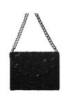 Buy_Adora By Ankita_Black Beads, Sequins Embellished Sling Bag _at_Aza_Fashions