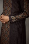 Shop_Torani_Black Chanderi Kurta_Online_at_Aza_Fashions