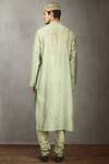 Shop_Torani_Green Cotton Silk Chanderi Kurta Set_at_Aza_Fashions