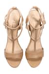 Shop_Nidhi Bhandari_Beige Stilettos With Ankle Strap _at_Aza_Fashions