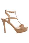Nidhi Bhandari_Beige Stilettos With Ankle Strap _Online_at_Aza_Fashions