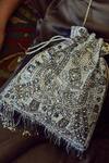 Buy_Lovetobag_Silver Embellished Potli Bag_at_Aza_Fashions