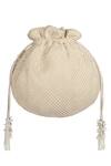 Buy_Lovetobag_Off White Embellished Potli Bag_Online_at_Aza_Fashions