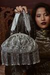 Buy_Lovetobag_Silver Embellished Clutch_at_Aza_Fashions