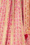 Shyam Narayan Prasad_Pink Raw Silk Round Lehenga Set _at_Aza_Fashions
