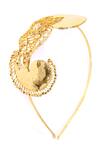 Buy_Ornamaas_Gold Carved Hairband_at_Aza_Fashions