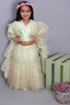 Buy_Janyas Closet_Green Sequin Lehenga Set With Tiara _Online_at_Aza_Fashions