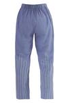 Chambray & Co._Blue Cotton Linen Pants _Online_at_Aza_Fashions