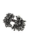 Buy Zariin Black Metal Carved Cuff Ring at Aza Fashions Buy_Zariin_Black Metal Carved Cuff Ring_at_Aza_Fashions