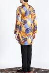 Shop_Shivan & Narresh_Multi Color Stone Crepe Printed Kurta_at_Aza_Fashions
