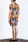Shop_Shivan & Narresh_Multi Color Printed Polo T-shirt_at_Aza_Fashions