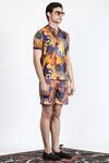 Buy_Shivan & Narresh_Multi Color Printed Polo T-shirt_at_Aza_Fashions