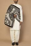 Buy_Siddartha Tytler_Off White Modal Embroidered Kurta  _at_Aza_Fashions