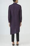 Shop Dhruv Vaish Purple Raw Silk, Terry Cotton Embellished Kurta Set at Aza Fashions Shop_Dhruv Vaish_Purple Raw Silk, Terry Cotton Embellished Kurta Set_at_Aza_Fashions