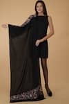 Buy_Talking Threads_Black Embroidered Pashmina Stole_Online_at_Aza_Fashions
