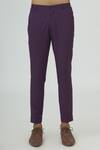 Shop_Mapxencars_Purple Silk Blazer Jacket Set_Online_at_Aza_Fashions