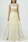 Neeta Lulla_Off White Embellished Lehenga Set_Online_at_Aza_Fashions