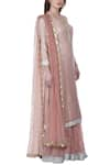 Bhumika Grover_Pink Embellished Kurta Sharara Set _Online_at_Aza_Fashions