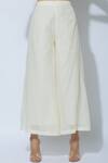 Shop Itara Off White Cotton Round Anarkali Palazzo Set Online at Aza Fashions Shop_Itara_Off White Cotton Round Anarkali Palazzo Set_Online_at_Aza_Fashions